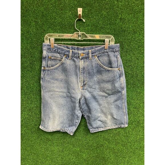 Vintage 90s Ocean Drive Grunge style Blue Denim Jeans Sz 34 100% cotton - Picture 1 of 4